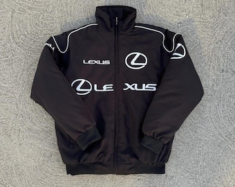 Lexus ナイロンジャケット M ブラック F1 レクサス Unisex Lexus Racing Jacket - Black Y2K Embroidered F1 Style - Etsy