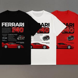 Ferrari F30-F1 Heritage T-Shirt - Black | White | Red ( pack of 3)