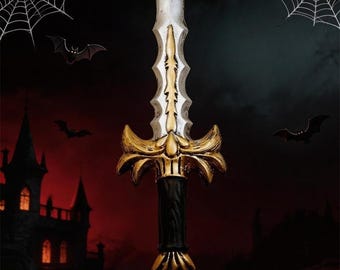 Retro PU Pirate Sword Prop: Halloween Cosplay Toy (32cm)