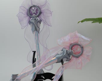 35 CM Valorant Evori Spellcaster cosplay prop toverstaf, 3D-gedrukte replica in aangepaste kleur, handgepolijste foto prop, gamer cadeau, conventie accessoire