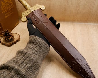 Medieval Roman Sword Vintage-Style Eco-Friendly Plastic Model Cosplay Halloween Viking weapons Prop Collectible Ornament Boy Toy Gift