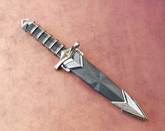 27 cm haaienminizwaard, ongeslepen fantasiemes voor bureaudecor, nautisch mesornament, uniek cadeau haaienliefhebber, briefopener
