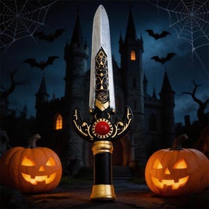 Game Medieval Sword PU Halloween Retro Pirate Katanas Cosplay Foam Model Samurai Props Holiday Peripherals Creativity Party Outdoor Toy Gift