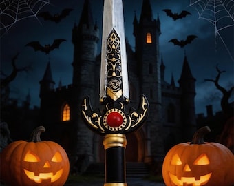 Game Medieval Sword PU Halloween Retro Pirate Katanas Cosplay Foam Model Samurai Props Holiday Peripherals Creativity Party Outdoor Toy Gift