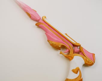 Valorant Ivory's Wings of Dreams 3D-print Aangepaste Speelgoedgeweren Roze Model Kunststoffen Rekwisieten Spel Cosplay Display Randapparatuur Ornamenten Jongen Geschenken