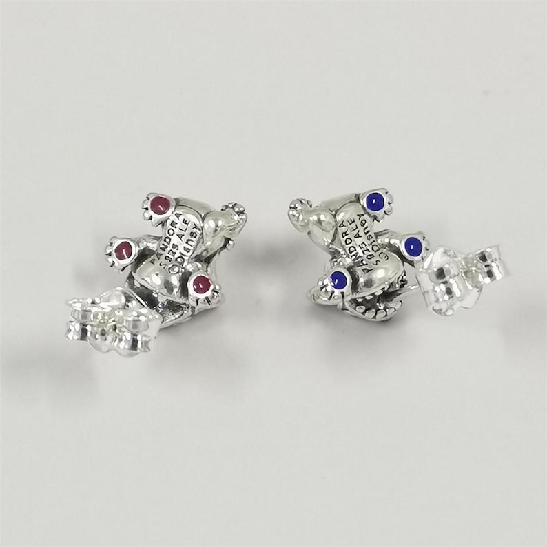 stitch & angel stud earrings pandora image 2