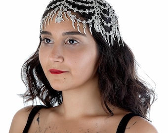 スルタナヘッドチェーン – 大胆なオスマン帝国風ステートメントヘアジュエリー