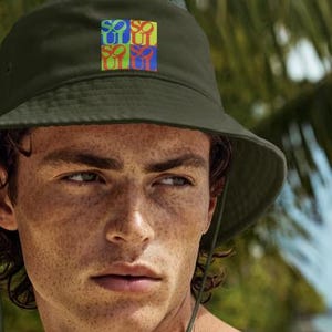 Hut "Soul" - Unique Design - Organic Cotton Bucket Hat, verschiedene Farben