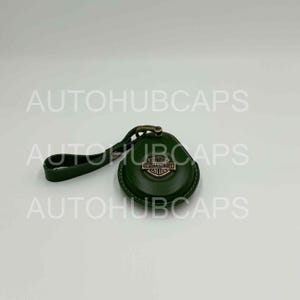 Green Leather Key Fob Cover for Harley-Davidson (2023 & Earlier)