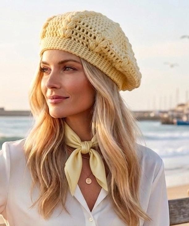 Parisian Chic Summer Hat - Etsy display picture 1