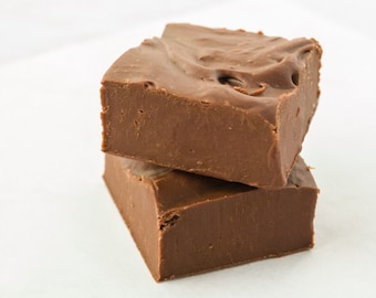 Peanut Butter Fudge--Chocolate or white--8 oz.
