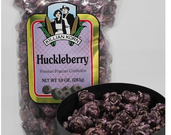 Handmade Huckleberry Flavored Popcorn Confection (10 oz)