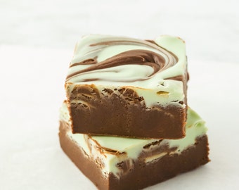 Dark Chocolate Mint Fudge--8 oz.