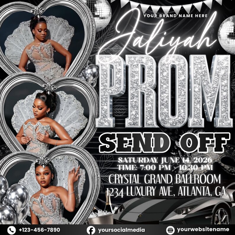 prom celebration, prom invite, prom season flyer, prom send off, prom flyer, prom night flyer, prom event, prom party, prom invite boy, prom poster, prom social flyer, prom teen party, prom template canva