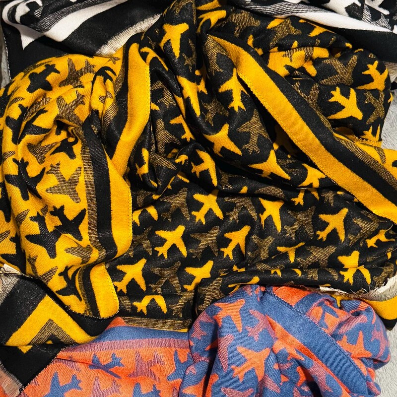 Cropped Scarf Flight Rugged Wool