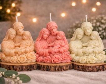 Holy Family Candle Homecrafted