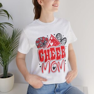 Cheer Mom Unisex Tee, Loud and Proud Shirt, Cheerleader Gift, Sports Mom Top, Spirit Wear Apparel