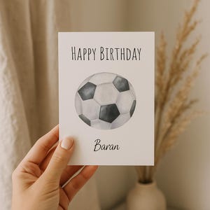 5er-Set Kindergeburtstagskarten Mit Umschlägen – Motive: Fußball, Einhorn, Meerjungfrau, Dino | DIN A6
