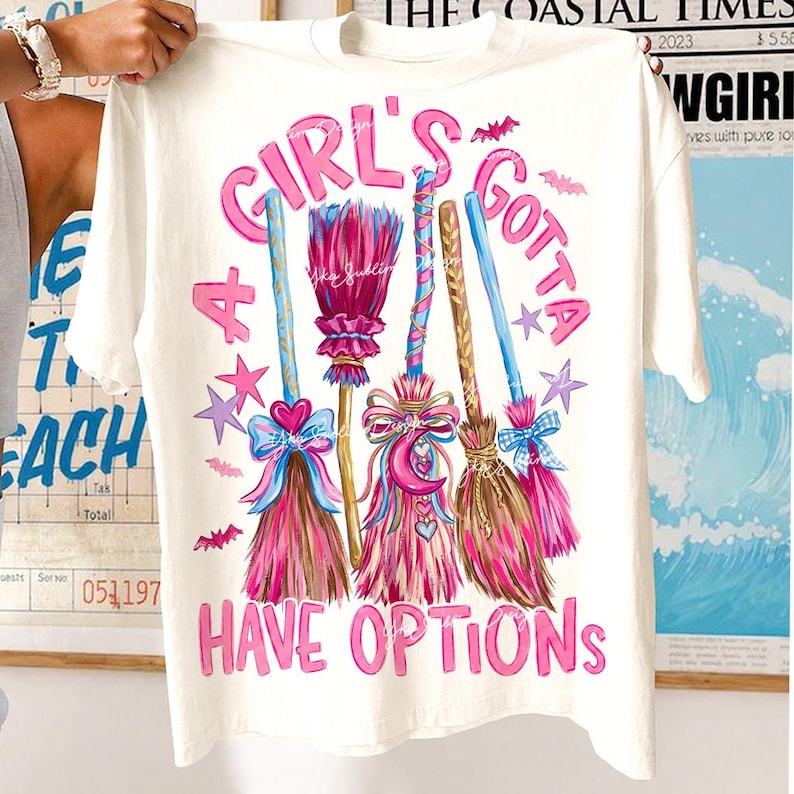 A Girl Gotta Have Options PNG, Preppy Halloween Png, Witches Png, Trending Halloween Png, Spooky Season, Feeling Witchy, Funny Halloween image 7