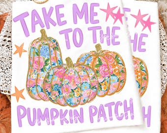 Trendig "Ta mig till pumpafältet"-png, preppy höst-sublimeringsdesign, flickig Halloween-tröjadesign, höstbutik-png, trendig höst-png