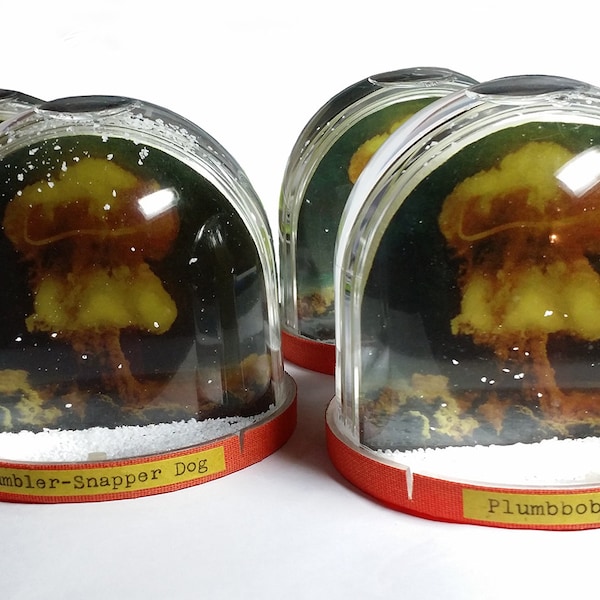 Atomic Bomb Nuclear Snowglobe - Limited Edition