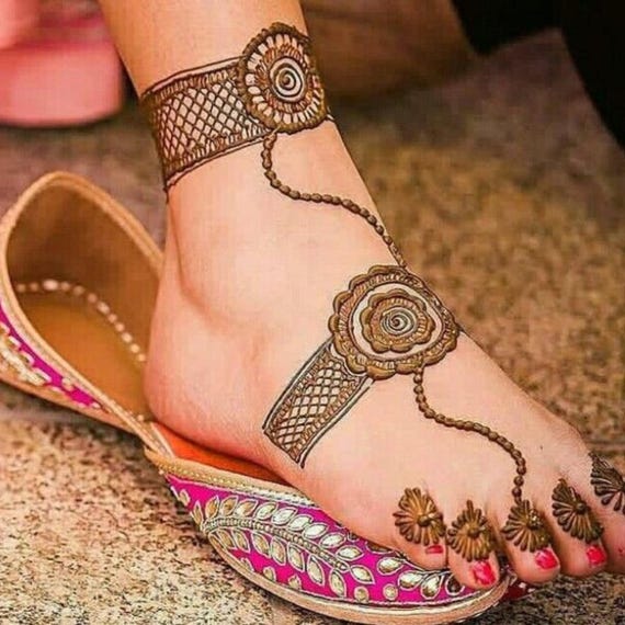 Armlet Mehndi Gulf Bracelet Mehndi Design For Feet Stylish Payal