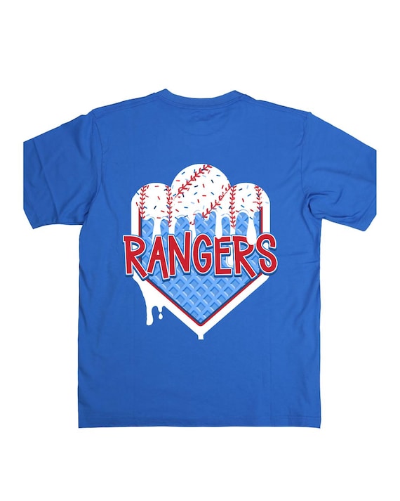 Rangers Baseball Drip T-Shirt