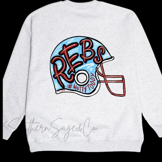 Game Day Sweatshirt | Ole Miss Rebels Crewneck | Hotty Toddy Spirit Wear