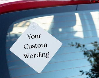 カスタムカーサイン、ベビーオンボード、チルドレンオンボード、チャイルドカーサイン、パーソナライズカーサイン、カスタムワードのカーウィンドウサイン