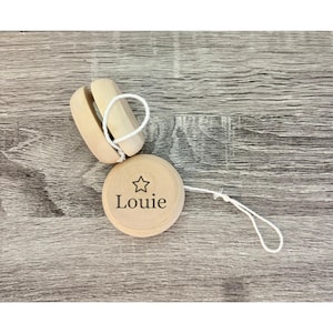 Personalised Laser Engraved Yoyo, Custom Wooden Yo-Yo Toy, Kids Gift, Party Favour, Retro Toy, Engraved Name Yoyo, Unique Gift for Kids