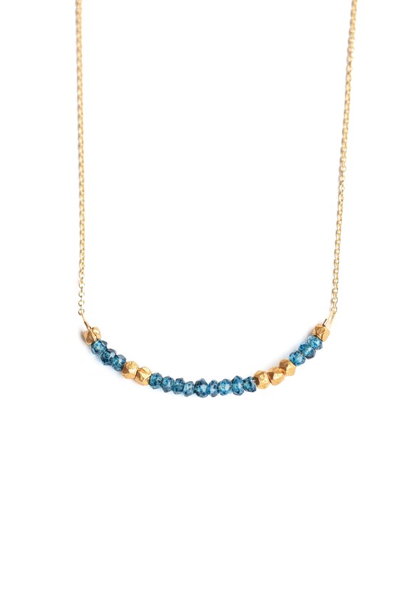 etsy gemstone necklace