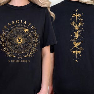 Basgiath War College T-Shirt, Fantasy Bookish Shirt, Violet Sorrengail Gift, Fourth Wing Dragon Rider Tee