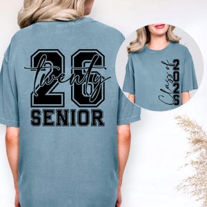 Senior 2026 T-shirt, Class of 2026 Graduation Tee, Senior Gift, High School Senior Apparel