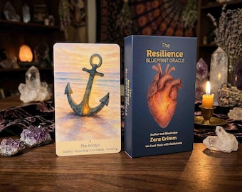 Baralho Oráculo do Plano de Resiliência | Ferramenta de Cura e Atenção Plena com 45 Cartas