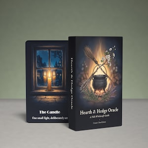 Witchcraft Oracle Deck: Hearth & Hedge, 40 Folk Magic Cards for Kitchen and Green Witches
