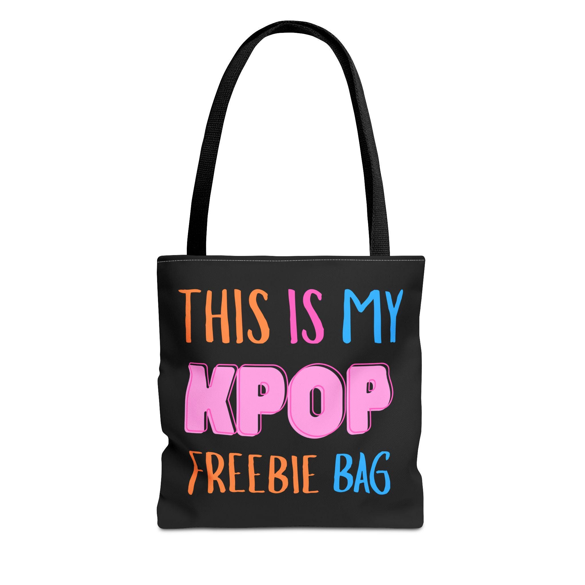 Kpop Freebie Tote Bag, Concert Bag, Kpop Fan Gift, Festival Bag