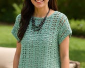 Instant Download Oversized Casual Summer Crochet Top Pattern PDF | Beginner-Friendly, Breezy Design, Easy-to-Follow Instructions |