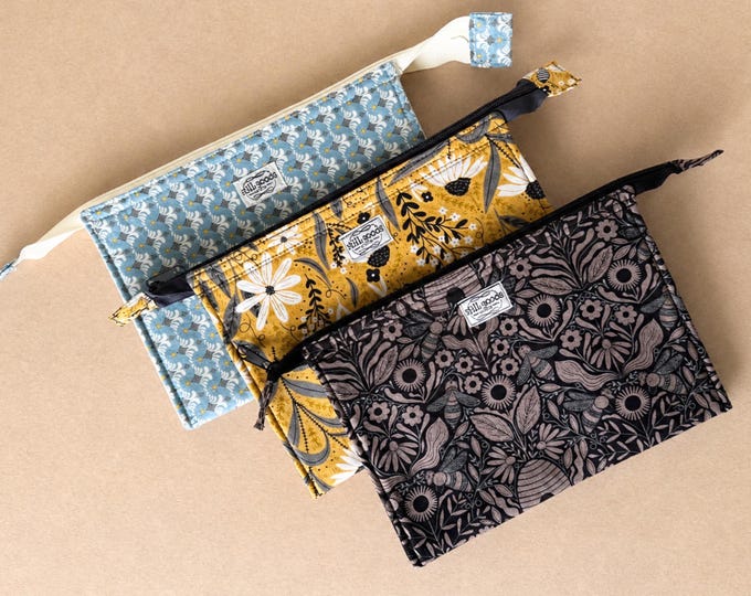 The Cotton Accordion Pouch
