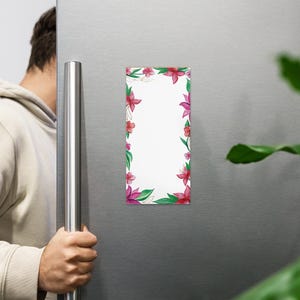 Notepad Flow Flowers - Magnetic