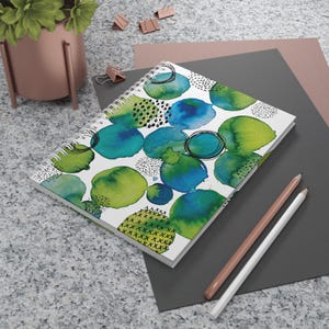 Spiral Notebook - WatercolorCircles