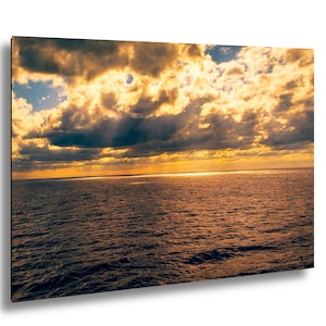 Golden Caribbean Sunrise Over Belize Waters