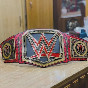 Tribal Chief WWE Championship Replica Belt: Genuine Leather, Gold Plated
