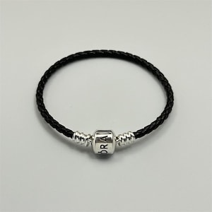 Pandora leather bracelet - Etsy 日本