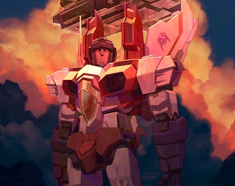 skyfragments | Starscream, Jetfire/Skyfire | Transformers IDW Art Print