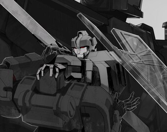 omen | D-16, Sentinel Prime | Transformers One Art Print