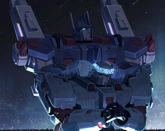 afterlight | Megatron, Ultra Magnus | Transformers MTMTE Art Print