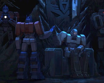 To ashes | D-16, Orion Pax | Transformers One Art Print