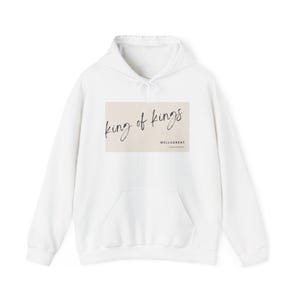 King of Kings Unisex Heavy Blend Hoodie - Comfortable Sweatshirt, Perfect Gift for Adventurers, Faith-Based Fashion, Cozy Layering