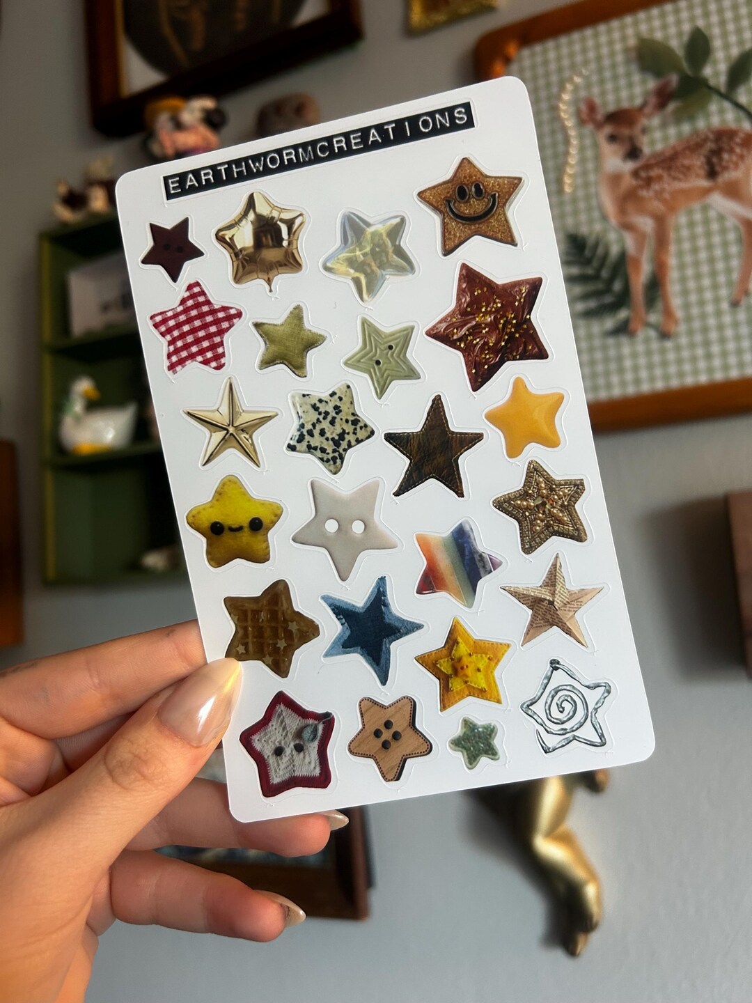 Virtual Star Sticker V2 Star Stickers - Etsy