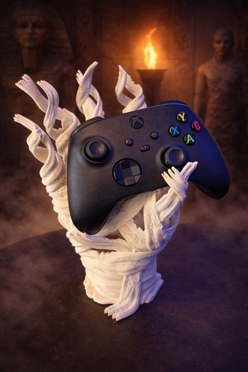The Mummy Hand Controller Holder | Gaming Controller Stand | Universal ...